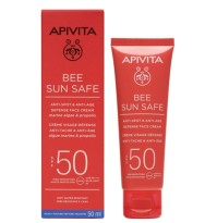 Apivita Bee Sun Safe Anti-spot & Anti-age Defence Face Cream SPF50 - Αντηλιακή Κατά των Πανάδων & των Ρυτίδων, 50ml