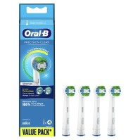Oral-B Precision Clean Ανταλλακτικές Κεφαλές, ειδικά σχεδιασμένες να δρουν αποτελεσματικά ενάντια στην πλάκα και να προσφέρουν καθαρισμό ακριβείας. 4τεμ