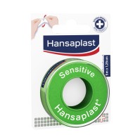 Hansaplast Αυτοκόλλητη Επιδεσμική ταινία Sensitive 1,25 cm x 5m, 1 τμχ