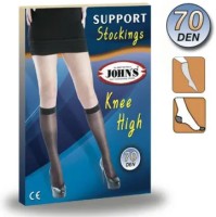 JOHN’S - Κάλτσες Φλεβίτιδας Κάτω Γόνατος 70 Den N3 Γυναικείες Χρώμα Λάμα (Ζεύγος) Ref:214575 - 2τμχ