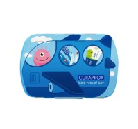 Curaprox Kids Travel Set 6-12 ετών | Οδοντόβουρτσα & Οδοντόκρεμα γαλαζιο