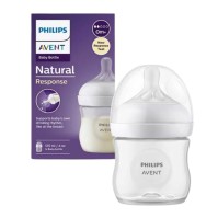 Philips Πλαστικό Μπιμπερό Natural Response με Θηλή Σιλικόνης 125ml για 0+ μηνών