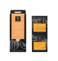 Apivita Express Beauty Μάσκα Προσώπου για Αποτοξίνωση με Κολοκύθα 2x8ml