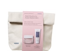 Korres Night Routine for Super Radiant Skin Άγριο Τριαντάφυλλο Κρέμα Νύχτας, 40ml & Ελληνικό Γιαούρτι Αφρώδης Κρέμα Καθαρισμού, 20ml
