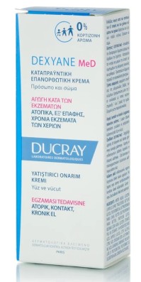 Ducray Dexyane MeD Creme Reparatrice Apaisante Κρέμα Κατά των Ατοπικών, Εξ Επαφής & Χρόνιων Εκζεμάτων των Χεριών, 30ml