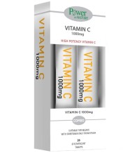 Power Health Vitamin C 1000mg με Γλυκαντικό από Στέβια 20eff.tabs 1+1 Δώρο