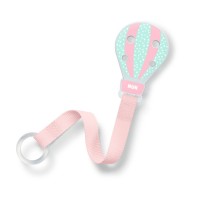 NUK Κορδέλα Ροζ Αερόστατο για την Πιπίλα Soother Band 1τμχ