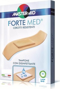 Master Aid Αυτοκόλλητα Επιθέματα Forte Med 78x26mm 10τμχ