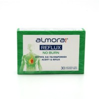 Almora Plus Reflux No Burn Συμπλήρωμα Διατροφής για την Οξύτητα & την Παλινδρόμηση του Γαστροοισοφαγικού Βλεννογόνου, 30 Μασώμενα Δισκία