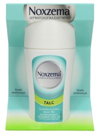 Noxzema Talc Αποσμητικό Roll  On 48ωρη Προστασία Από Τον Ιδρώτα Και Την Κοκοσμία 50ml