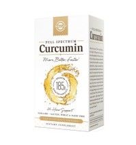 Solgar Full Spectrum Curcumin Συμπλήρωμα Διατροφής με Κουρκουμά που Συμβάλλει Στην Διαδικασία της Πέψης , 30softgels