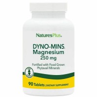 Natures Plus Magnesium Dyno-Mins 250mg Συμπλήρωμα Διατροφής με Μαγνήσιο - Κατάλληλο για την Υγεία του Νευρικού Συστήματος 90tabs