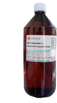 Chemco Αμυγδαλέλαιο Almond Oil Για Καλλυντική Χρήση Cosmetic 1Lt