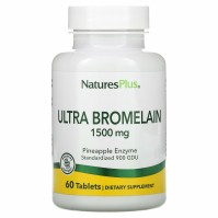 Natures Plus Digestive Support Ultra Bromelain 1500mg Συμπλήρωμα διατροφής με Βρωμελαΐνη 60 ταμπλέτες