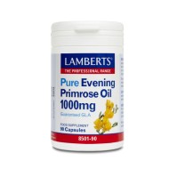 Lamberts Pure Evening Primrose Oil 1000mg Συμπλήρωμα με Γ-Λινολεϊκό οξύ (GLA) για Γυναίκες στην Εμμηνόπαυση 90 caps
