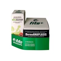 Fito+ BioAcnol PROMO Φυτικό serum βιοτεχνολογίας BIOACNOL 30ml & Φυτική κρέμα προσώπου & ματιών DermoANAPLASIS 50ml