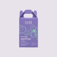 Aloe Colors Aether 01 Gift Box με Αφρόλουτρο 200ml, Γαλάκτωμα Σώματος 100ml & Eau de Parfum 10ml