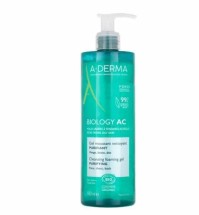 A-Derma Biology AC Αφρίζον Τζελ Καθαρισμού Προσώπου, 400ml
