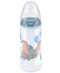 Nuk First Choice Disney Baby Blue Μπιμπερό Πρώτη Επιλογή με Θηλή Σιλικόνης Μπλε, 6-18 Μηνών, 300ml
