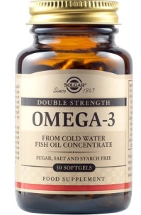 Solgar Omega 3 Double Strength, Λιπαρά Οξέα 30softgels