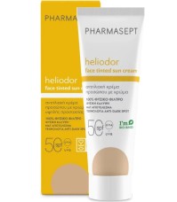 Pharmasept Heliodor Face Tinted Sun Cream Αντηλιακή Κρέμα Προσώπου με Χρώμα SPF50, 50ml