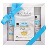 BODYFARM MINI GIFT SET ΓΙΑΟΥΡΤΙ (ΑΦΡΟΛΟΥΤΡΟ 50ml+ ΣΑΜΠΟΥΑΝ 50ml + ΣΑΠΟΥΝΙ 110gr)
