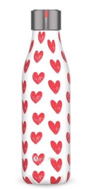 Les Artistes Ανοξείδωτο Μπουκάλι - Θερμός Heart Mat A-4369 500ml