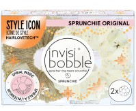 Invisibobble Sprunchie Original Time to Shine Collection Bring on the Night  Λαστιχάκια Μαλλιών με Υφασμάτινη Επένδυση για Απόλυτο Κράτημα & Στυλ 2 Τεμάχια