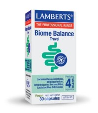 Lamberts Biome Balance Travel 30 Κάψουλες  Προβιοτικά για Ταξίδια & Έντερο