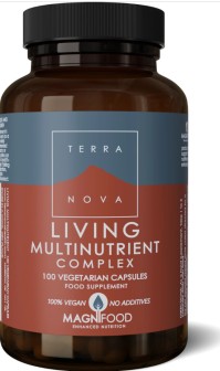 TerraNova Living Multinutrient Complex 100vcaps (Πολυβιταμίνη με 16 Υπερτροφές)
