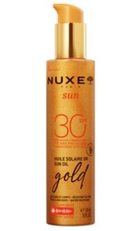 Nuxe Sun Oil Huile Solaire Or  Αδιάβροχο Αντηλιακό Λάδι Προσώπου & Σώματος SPF30, 150ml