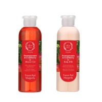 Fresh Line Pomegrante & Cranberry Σετ Καθαρισμού με Αφρόλουτρο 200ml & Κρέμα Σώματος 200ml