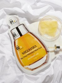 Miguhara Big 3step whitening mask pack μάσκα 3 βημάτων για Λαμπερή Επιδερμίδα