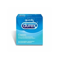 Durex Classic προφυλακτικά, 3 τεμάχια