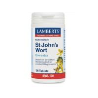 Lamberts St Johns Wort 1332mg Φυτικό Eκχύλισμα Βαλσαμόχορτου για την Βελτίωση Συμπτωμάτων Κατάθλιψης και την Ισορροπία του Οργανισμού 120 Ταμπλέτες
