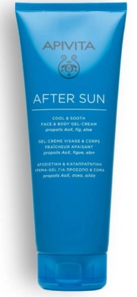 Apivita Cool & Sooth After Sun Gel για Πρόσωπο και Σώμα 200ml