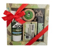 Bodyfarm Gift Set Pure Olive- Γαλάκτωμα Σώματος 75ml-Soap Olive Oil 30gr-Μπάρα Σαπούνι Aloe 100gr-Shampoo Aloe Vera 40ml