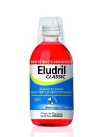Eludril Classic, Στοματικό Διάλυμα Χλωρεξιδίνης 0,10% και Χλωροβουτανόλη, 500ml