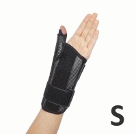 Anatomic Help 0506 Νάρθηκας Καρπού και Αντίχειρα Δεξί Μαύρο Χρώμα - Small  1τμχ