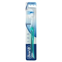 Oral B Indicator 1-2-3 40mm Μέτρια Οδοντόβουρτσα,  Πράσινο* 1τμχ