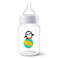 Avent SCF574/14 Πλαστικό Μπιμπερό 1m+ με κλινικά αποδεδειγμένη μείωση των κολικών & της δυσφορίας, 260ml