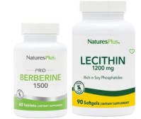 Natures Plus Promo Berberine 1500mg + Lecithin 1200mg 150 softgels