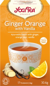 Yogi Tea Ginger Orange With Vanilla Τσάι με Τζίντζερ, Πορτοκάλι & Βανίλια, 17 φακελάκια 30.6gr