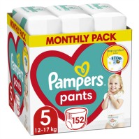 Pampers Pants  Πάνες Βρακάκι No 5 Monthly Pack (12-17kg) 1x152τμχ