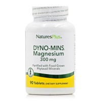 Natures Plus Dyno-Mins Magnesium 300mg Συμπλήρωμα Διατροφής Μαγνησίου 90 δισκία