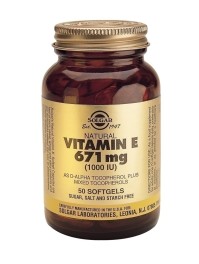 Solgar Vitamin E 1000 IU, 50 Μαλακές Κάψουλες