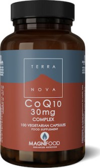 TerraNova CoQ10 30mg Complex για Τόνωση και Ενέργεια, 100caps