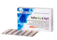 Viogenesis VioPon Day & Night Συμπλήρωμα Διατροφής για Παθήσεις της Σπονδυλικής Στήλης Αλγαισθητικές παθήσεις & Νευραλγία 60caps