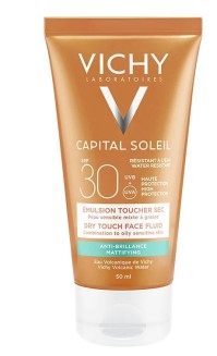 Vichy Ideal Soleil Mattifying Face Dry Touch SPF30 Αντηλιακή Κρέμα Προσώπου Για Ματ Αποτέλεσμα 50ml