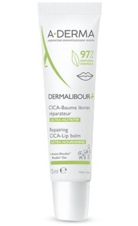 A-Derma Dermalibour+ Cica-Lip Balm Βάλσαμο για Σκασμένα Χείλη 15ml